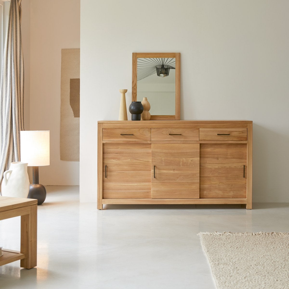 Tikamoon - Maë - Teakhouten buffet 150 cm