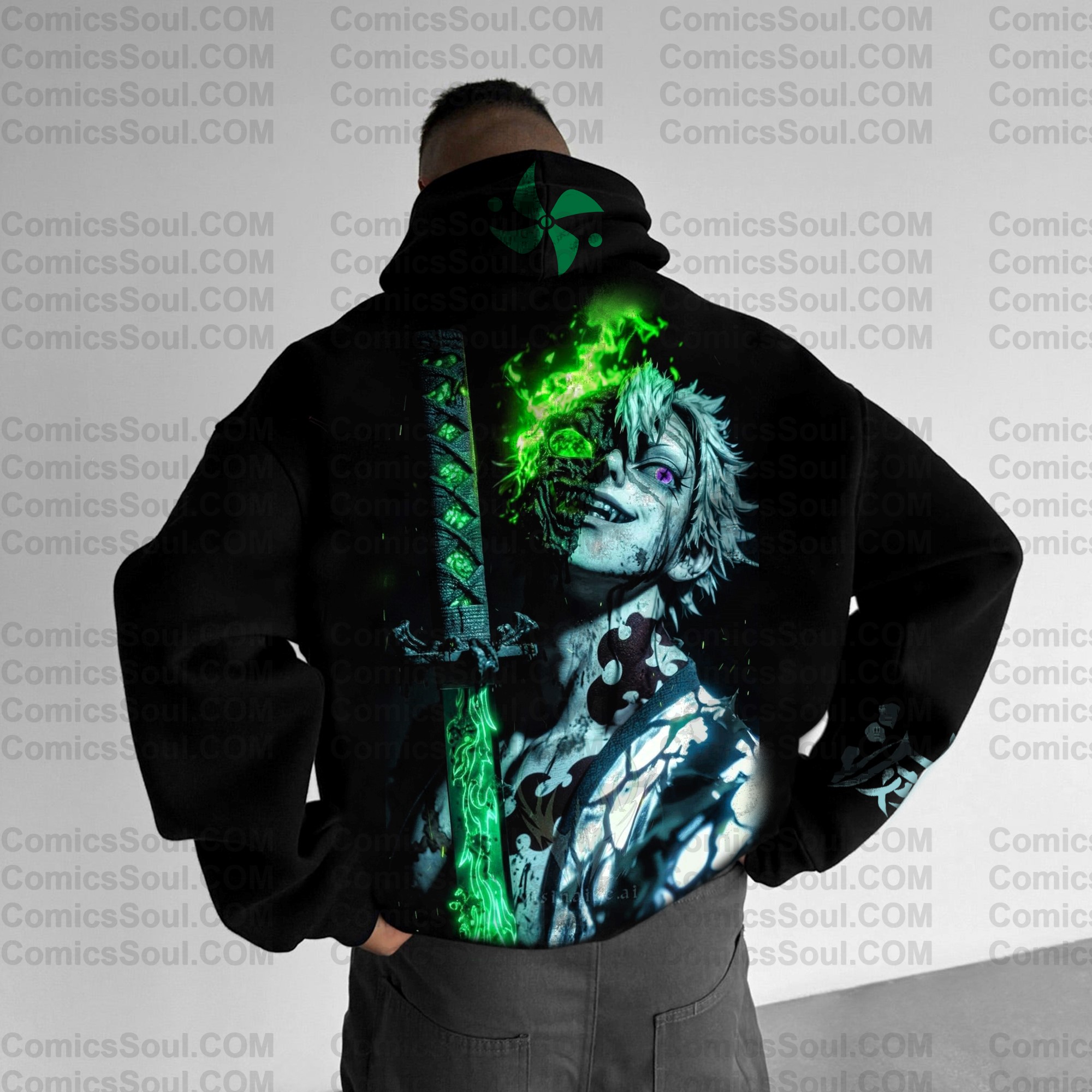 Unisex “ Comicssoul   ” Graphic Streetwear Vintage Hoodie