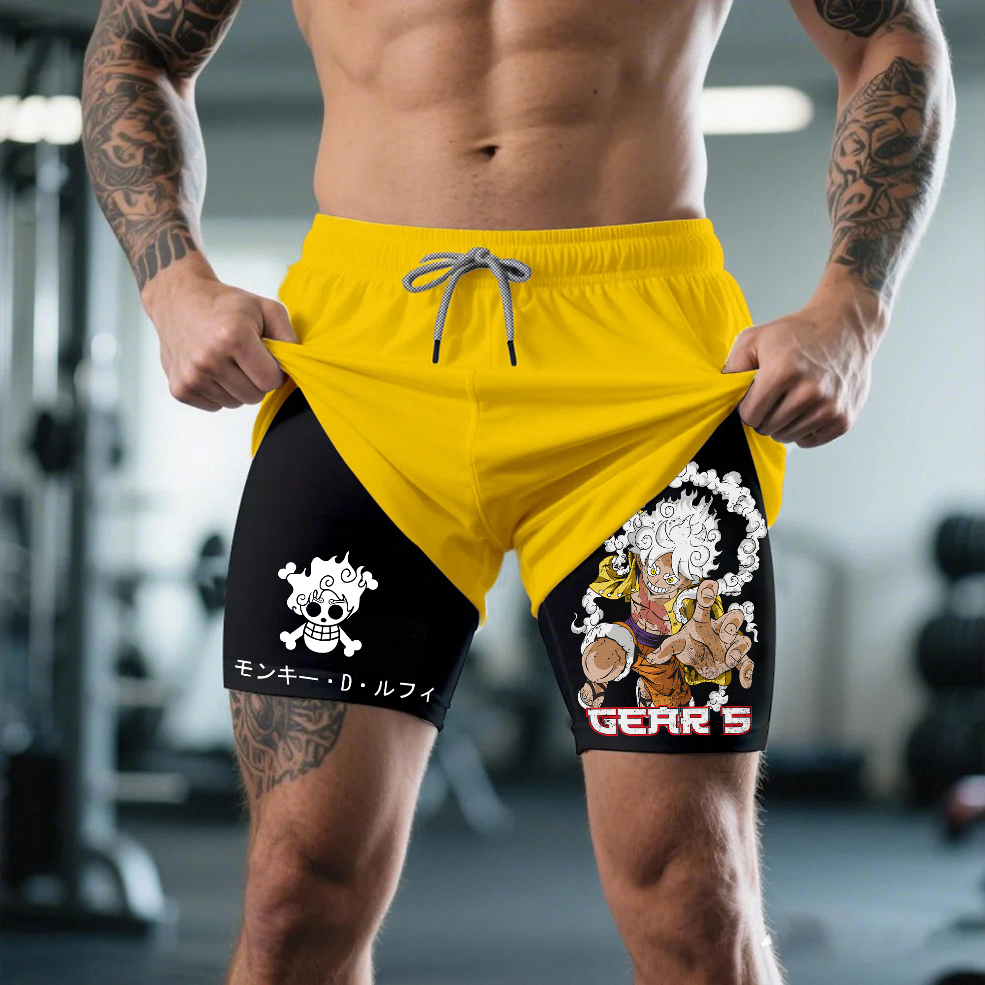 Unisex Comicssoul Anime Shorts | Luffy Gear 5