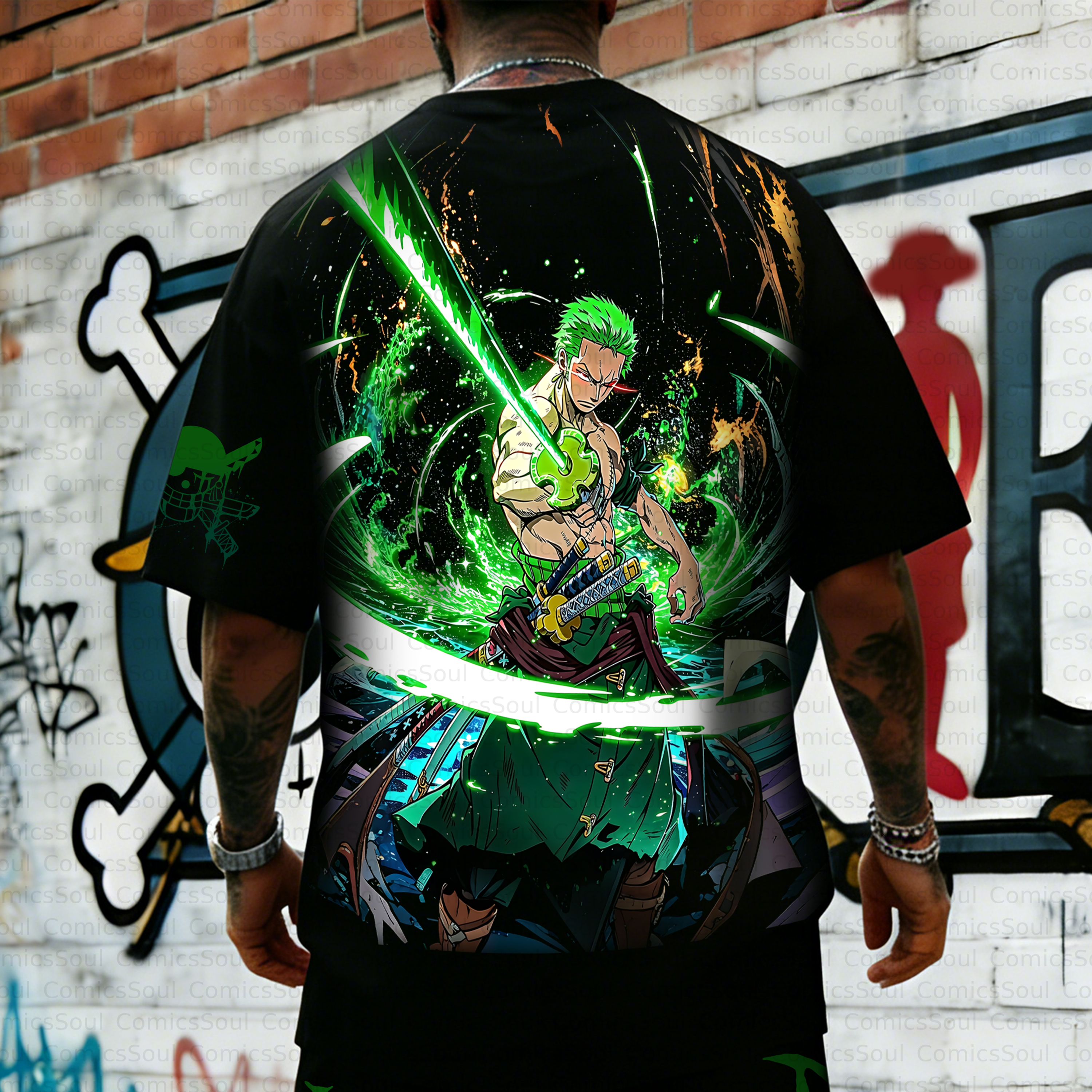 Unisex Anime Inspired Vintage T-Shirt