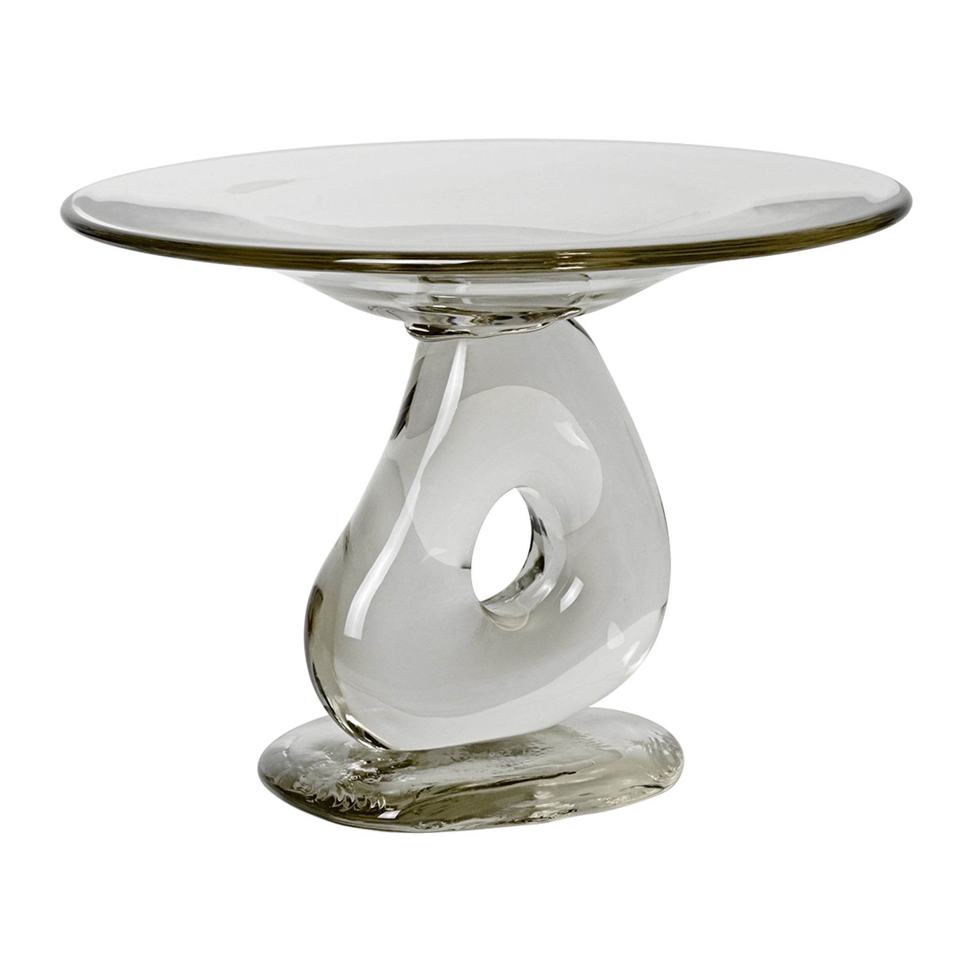 Ferm Living Damo Glazen Etagère - Ø 30 cm - Transparant