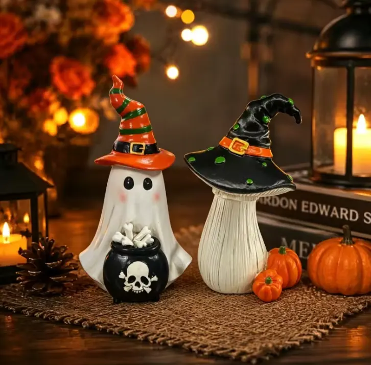 SpookDuo™ Halloween Resin Figurine Set