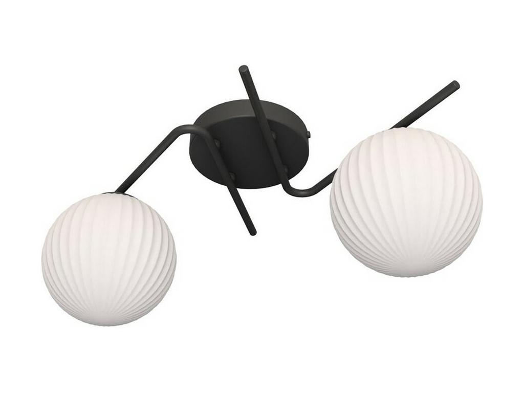 Lámpara de Techo Vespa, Negro, 19x30x48 cm, Casaplu