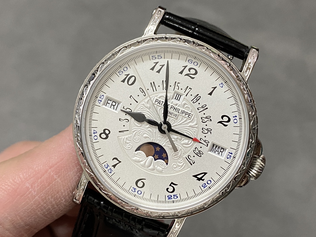Patek Philippe Grand Complications 5160 500G 001 38mm Unisex Replica Watch