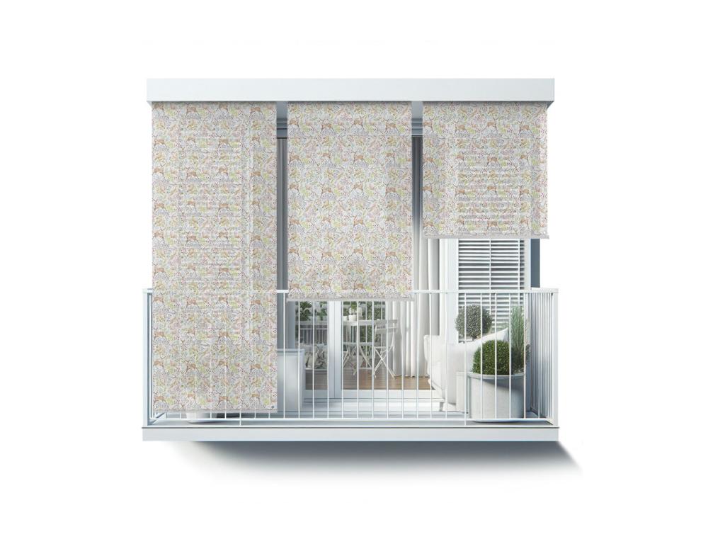 Original cortina enrollable de exterior - 140x180 cm - Ardillas y plantas Cortinas enrollables para balcones, Cortinas enrollables para balcones, Cortinas para protección solar