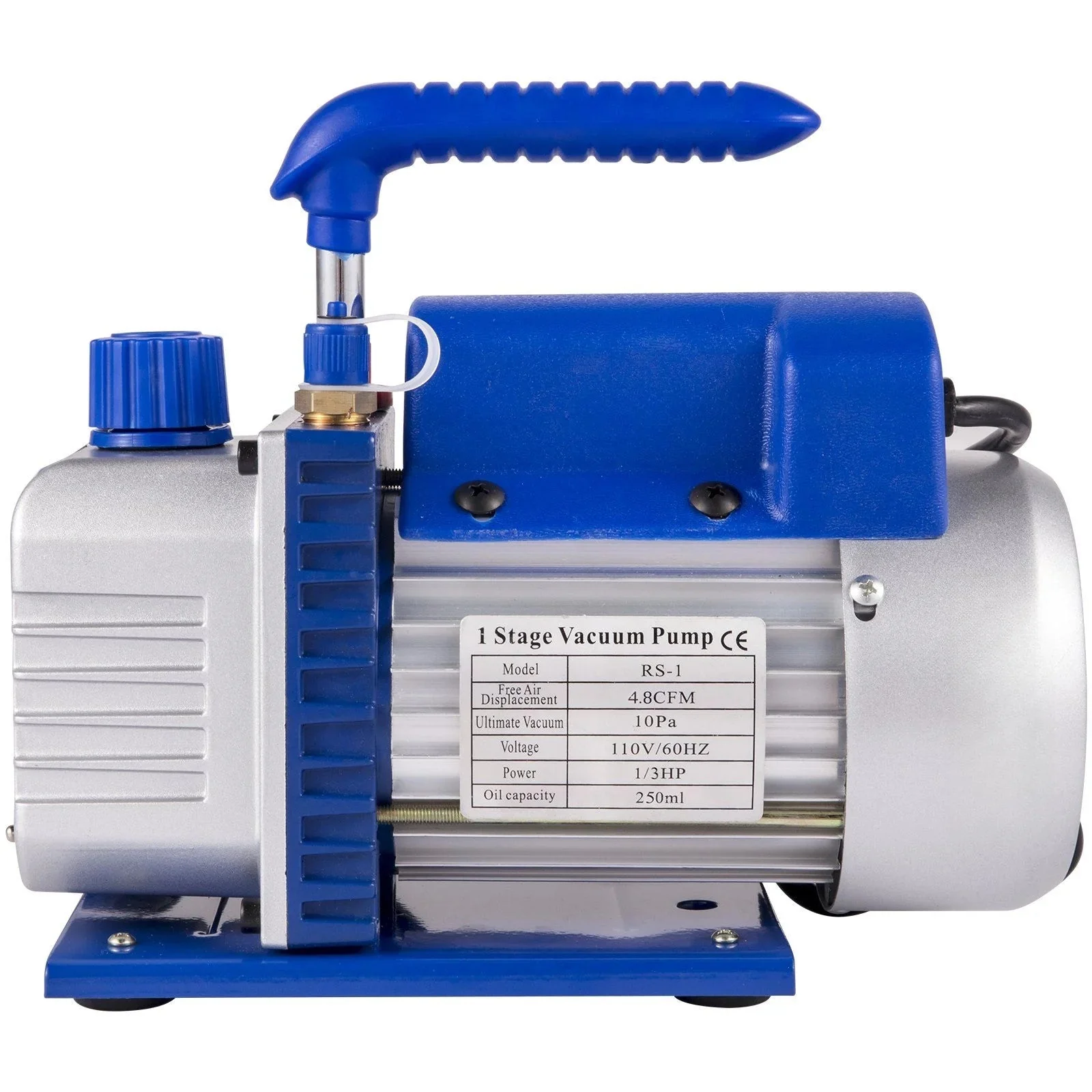 HVAC Vacuum Pump Kit, 4.8 CFM, 1/3 HP, Single Stage, 5 Pa - ZK44.8CFM - Image 9 HVAC Vacuum Pump Kit, 4.8 CFM, 1/3 HP, Single Stage, 5 Pa - ZK44.8CFM - Image 9