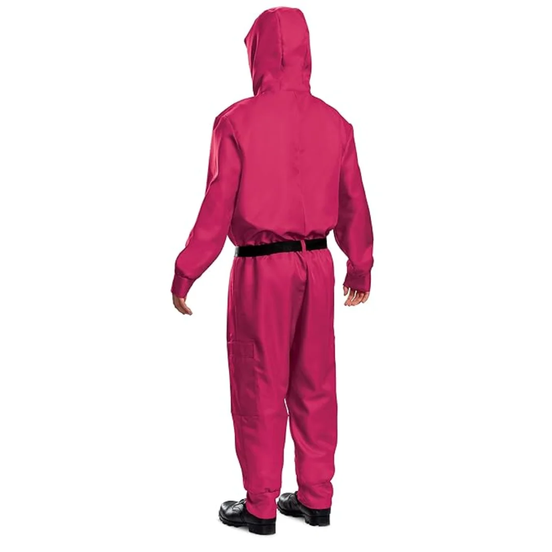 Halloween Costumes Hooded Jumpsuit Mask Outfit Set - Image 4 Halloween Costumes Hooded Jumpsuit Mask Outfit Set - Image 4