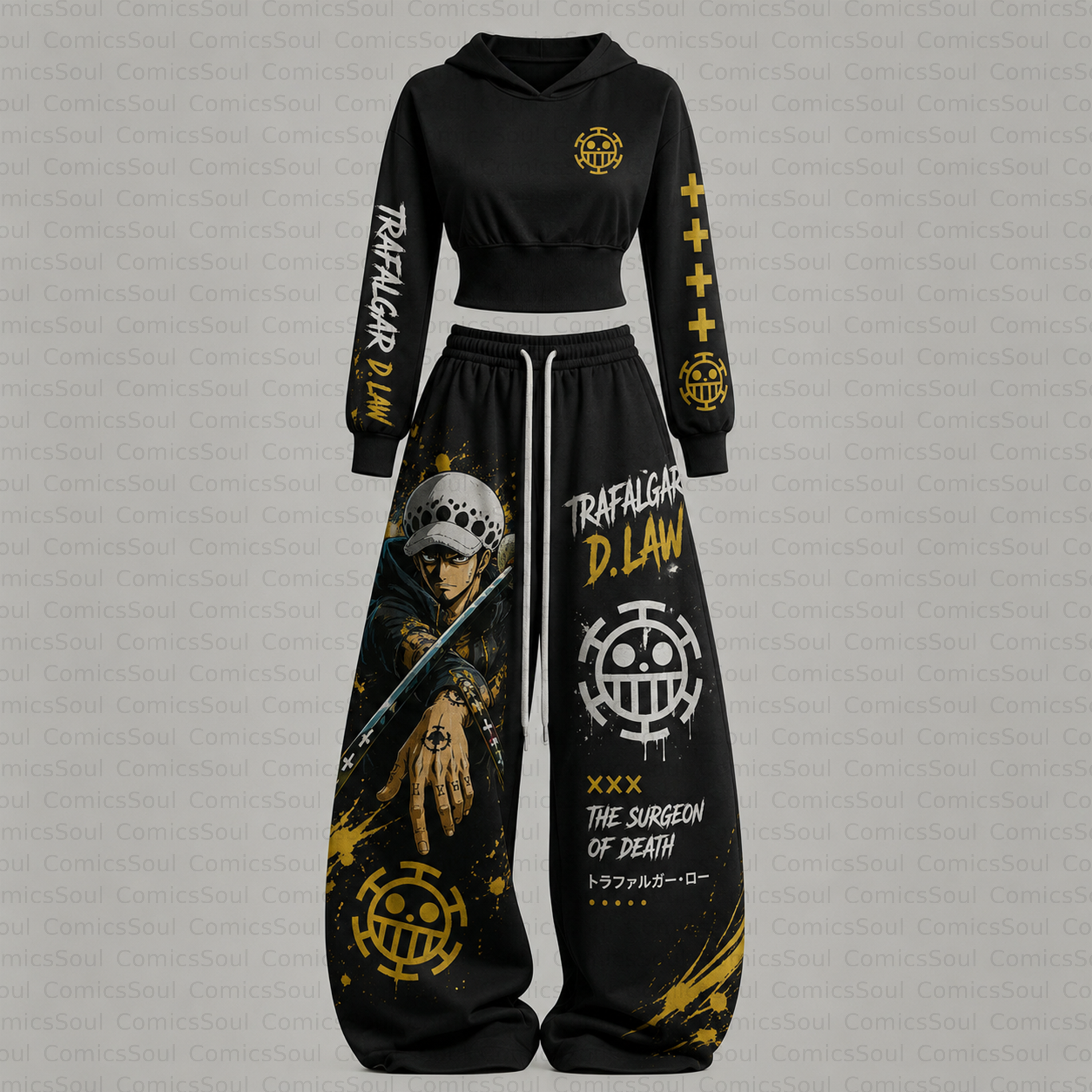 One Piece Hoodie & Pants Two Piece Tracksuit Set 3050999 TeeThreads Sustain the Scene with Custom Apparel