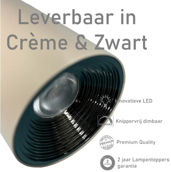 Freelight Wandlamp Picchio Crème LED 5.4 Watt incl. Touchdimmer