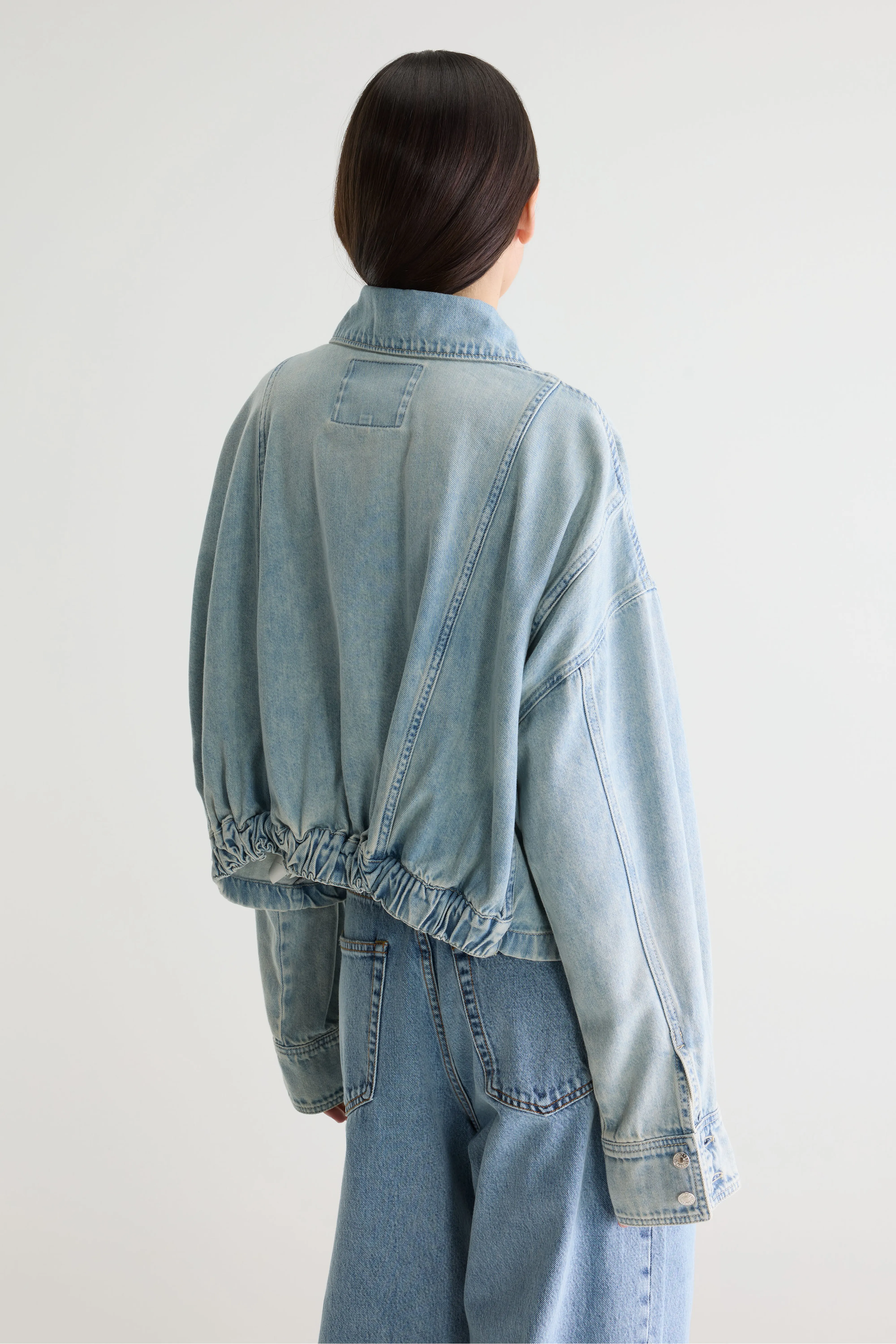 Bellerose Pery denim overshirt (261 / W / LT BLUE BLEACH)