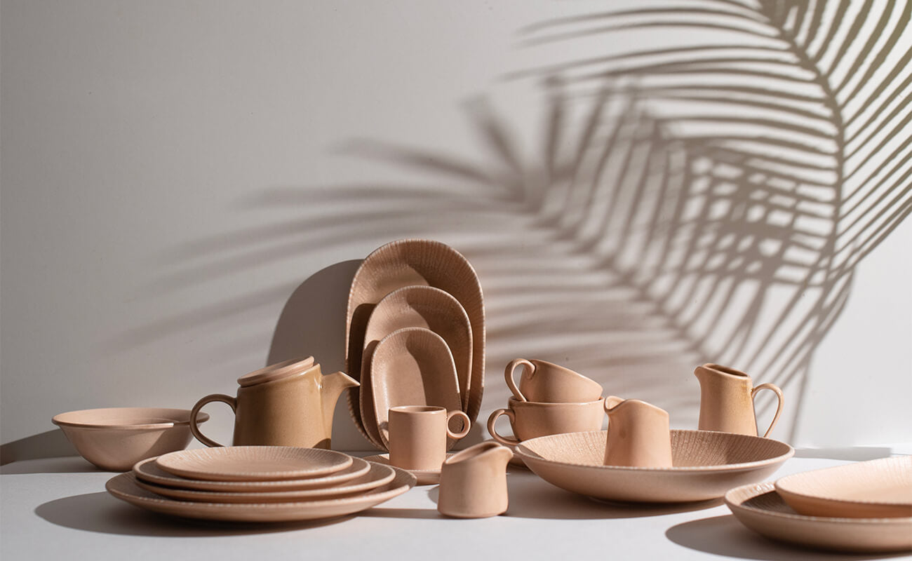 ID Fine Serveerschaal - Adel - Porselein - 28 cm - set van 2
