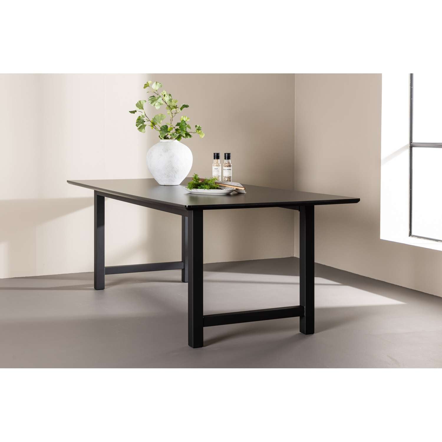 Venture Home Count Eettafel 220 x 100 - Zwart