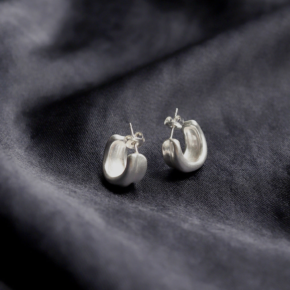 TEN - Boucles d'oreilles Soggy - Argent