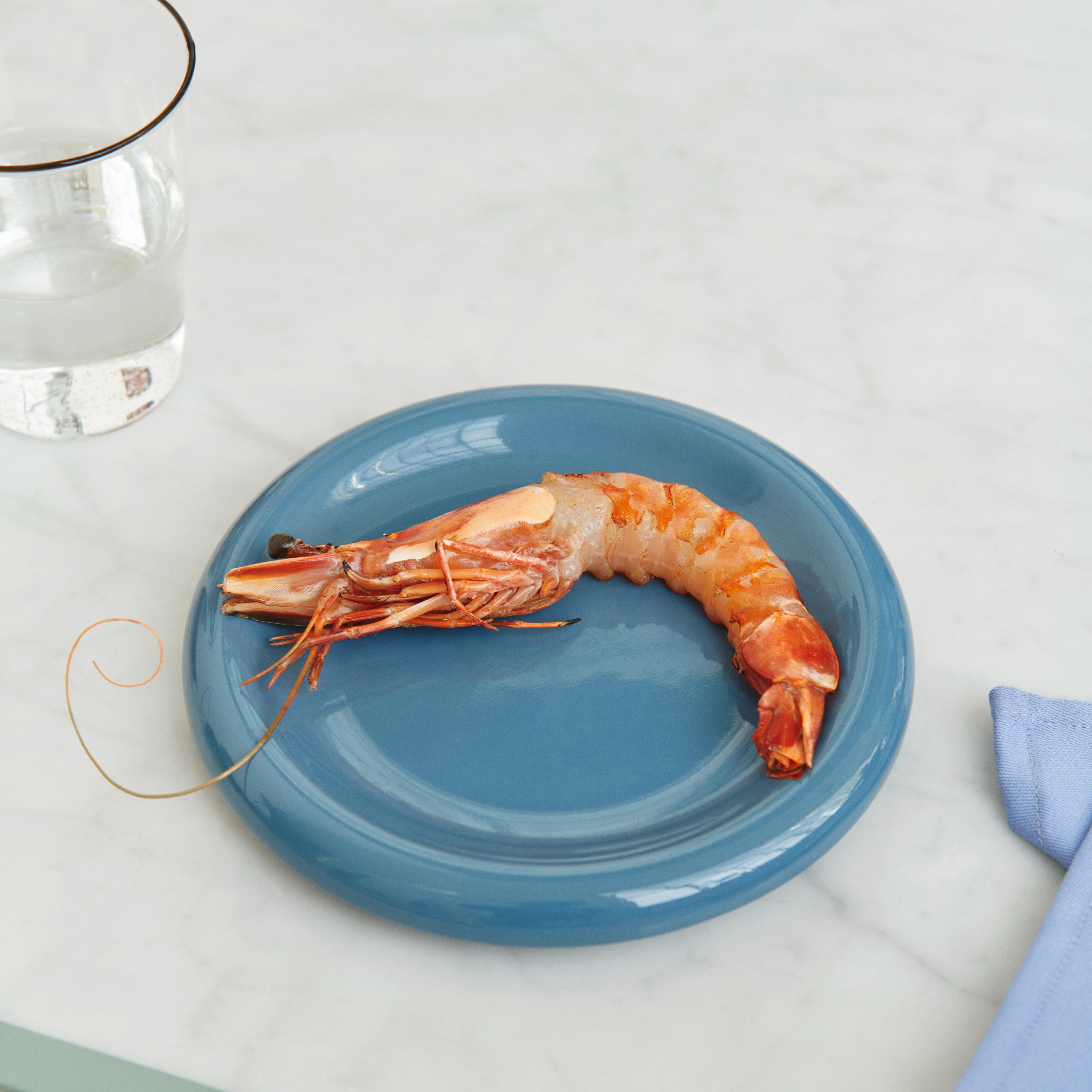 HAY Barro Ontbijtborden Ø 18 cm - Set van 2 - Donkerblauw