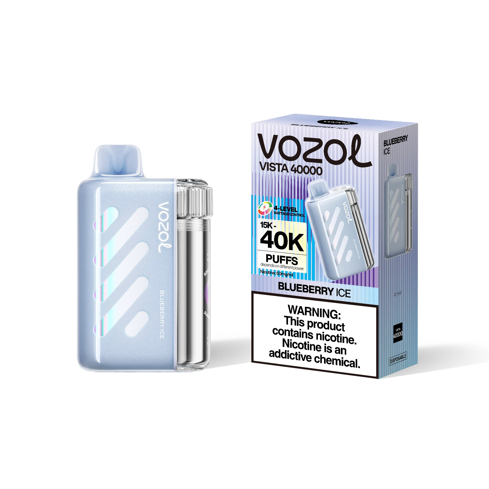 VOZOL VISTA 40K eldobható e-cigaretta (minden íz)