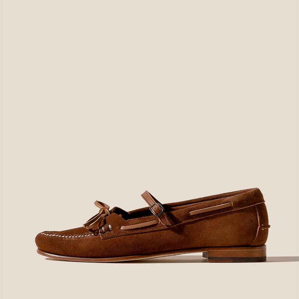 Hereu - Mocassins Lorea Suede - Tabac