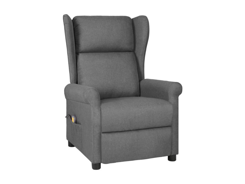 Sillón de masaje Tela gris claro