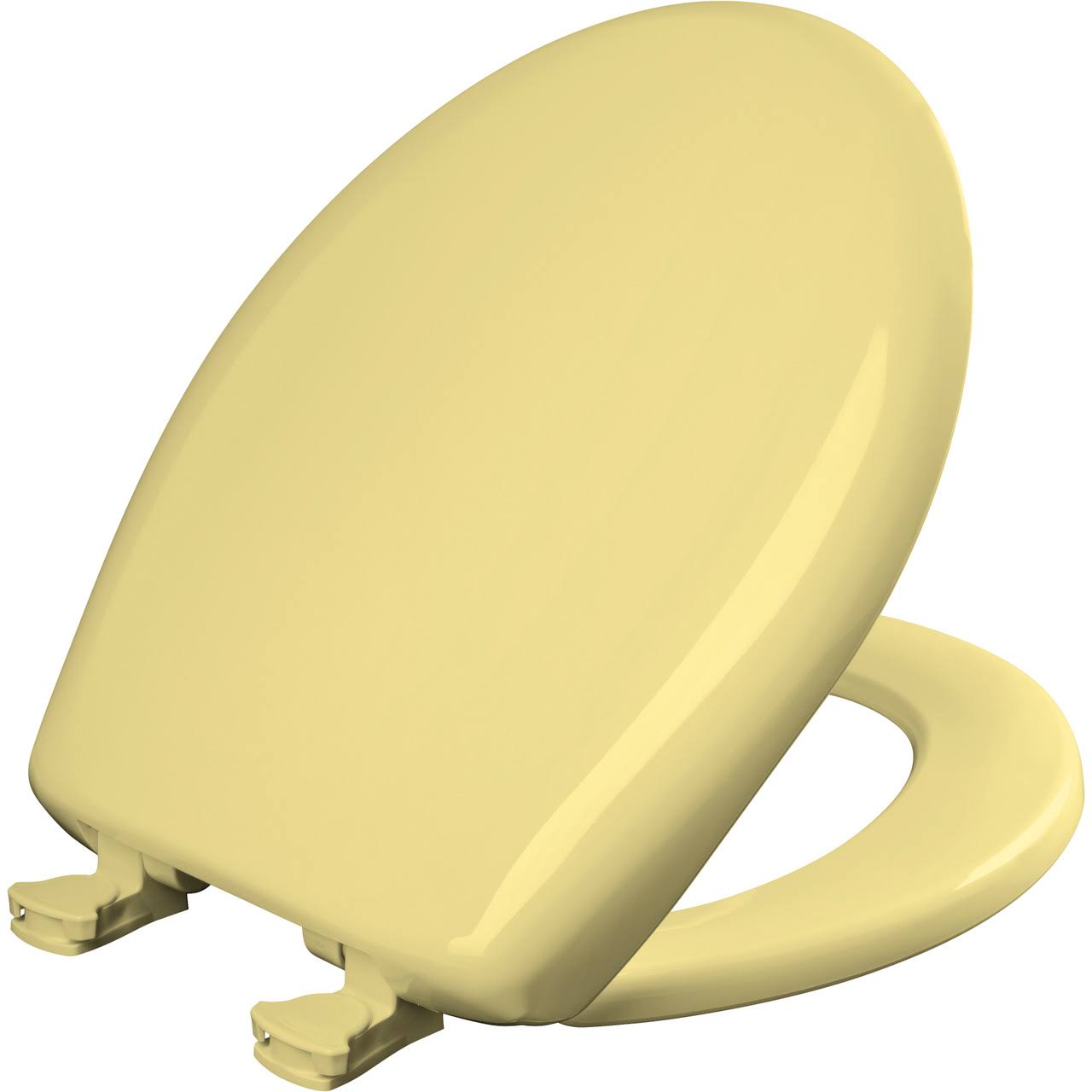 Bemis 200SLOWT-211 Round Plastic Toilet Seat Yellow(Yellow)