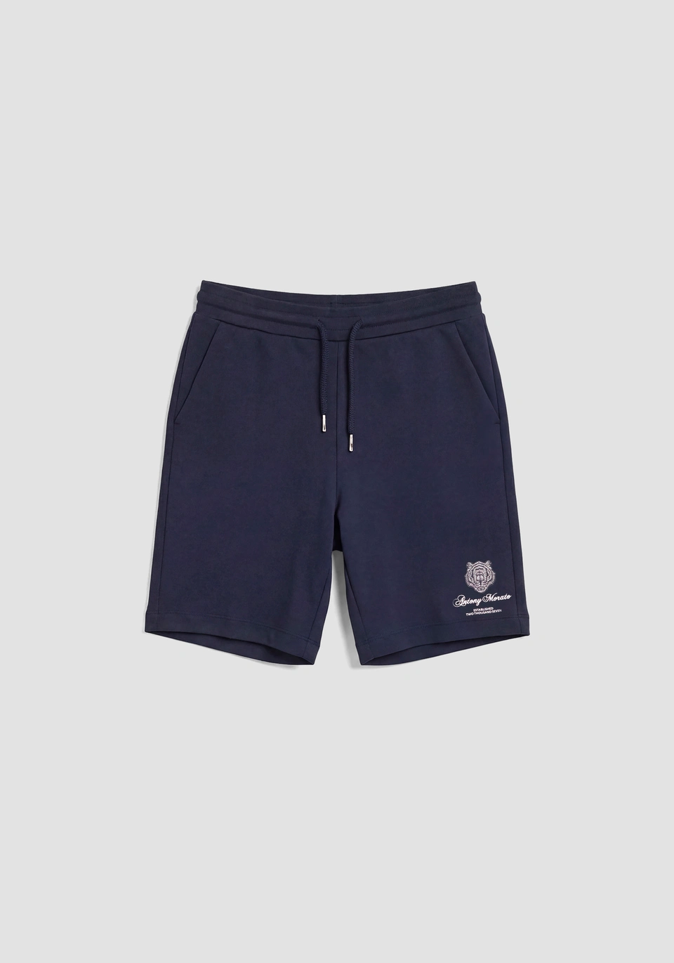 Antony Morato REGULAR FIT SHORTS WITH ELASTIC WAIST AND TIGER PRINT