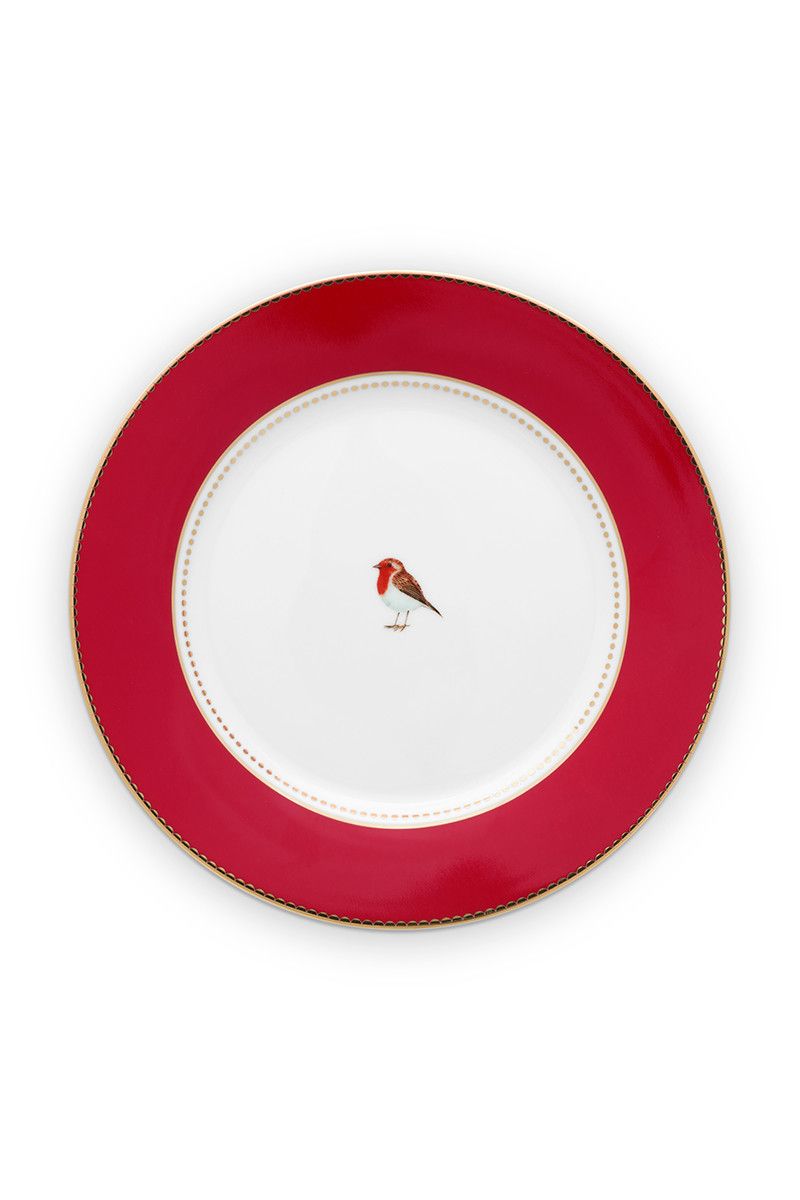 Plate Love Birds Red 21cm