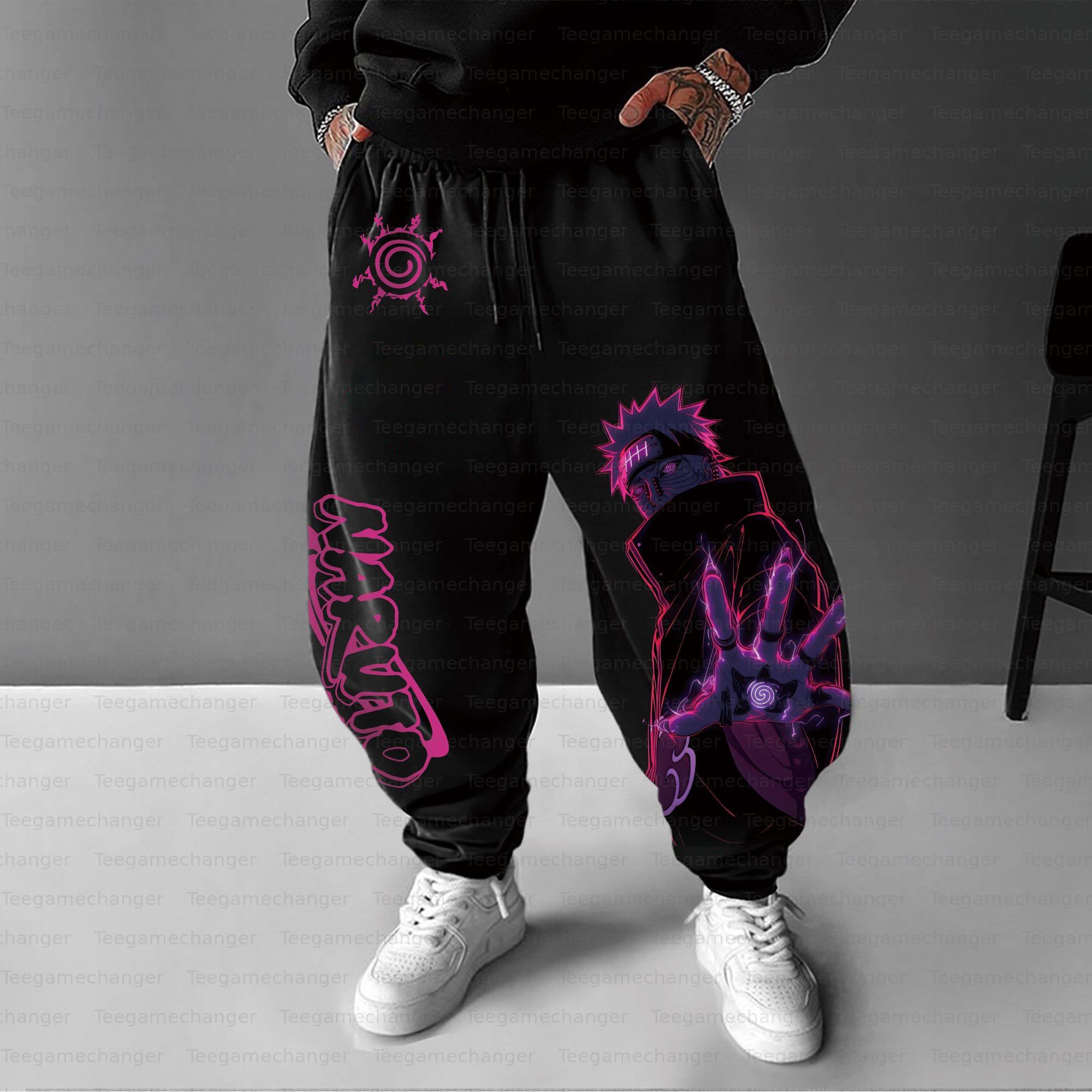 Unisex Anime Inspired Vintage Pants