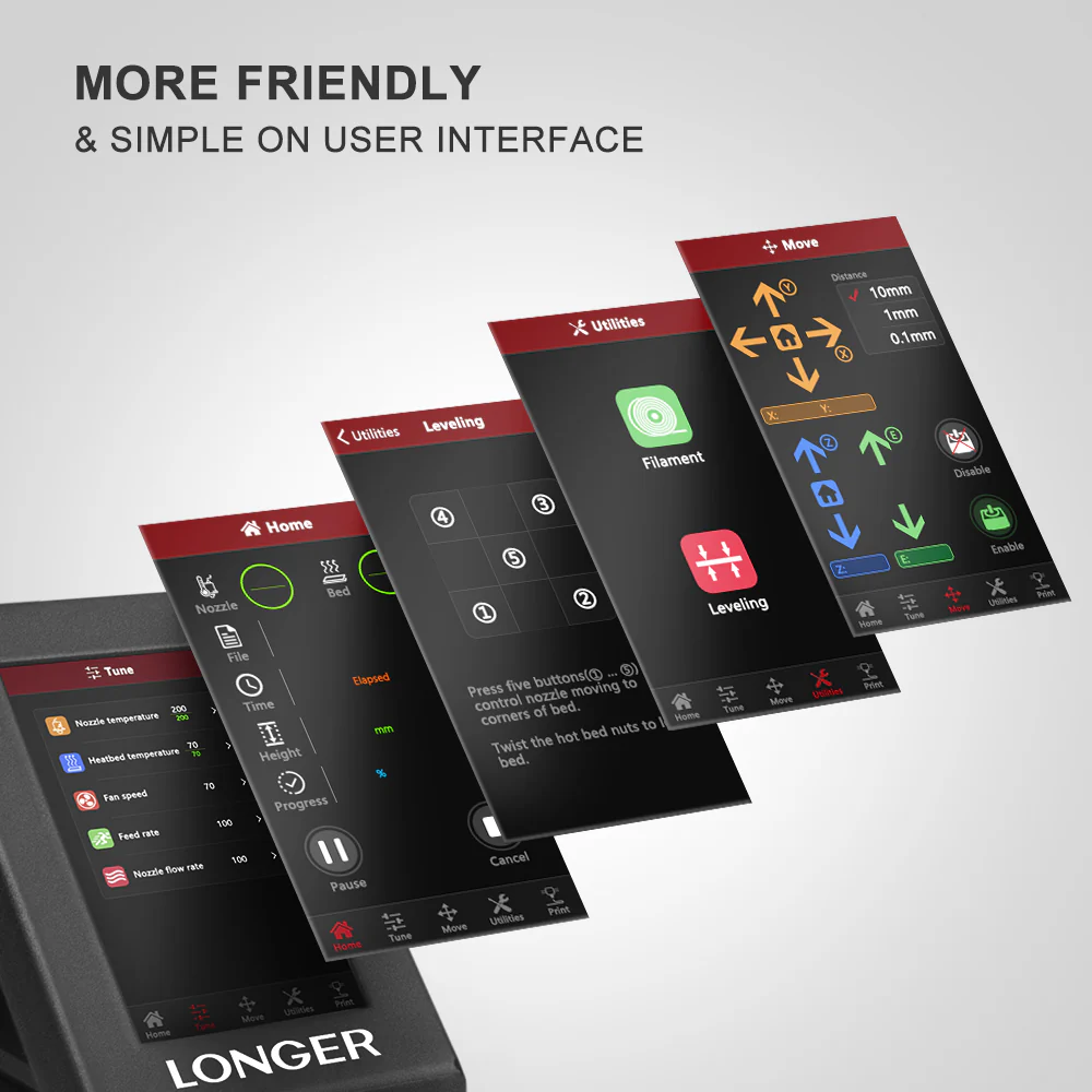 LK4 PRO FDM 3D Printer