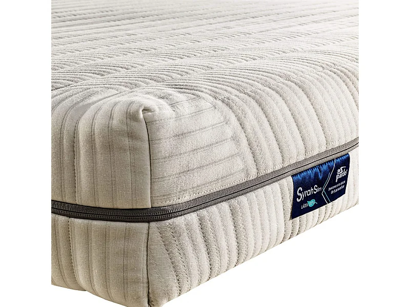 Colchón de látex 100% Pardo Syrah Slim 18 cm firmeza media-180x200-Multicolor