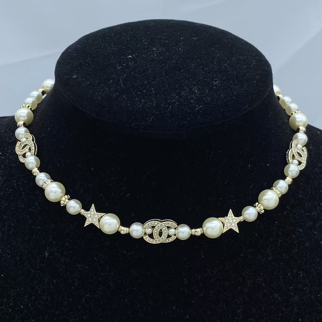 Chanel Coco Star Pearl Necklace - Original Replica Club