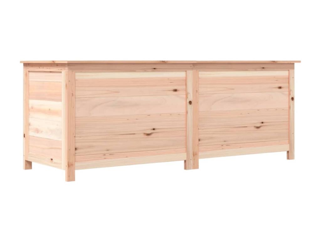 Caja de cojines de exterior 150x50x56 cm Madera maciza de abeto