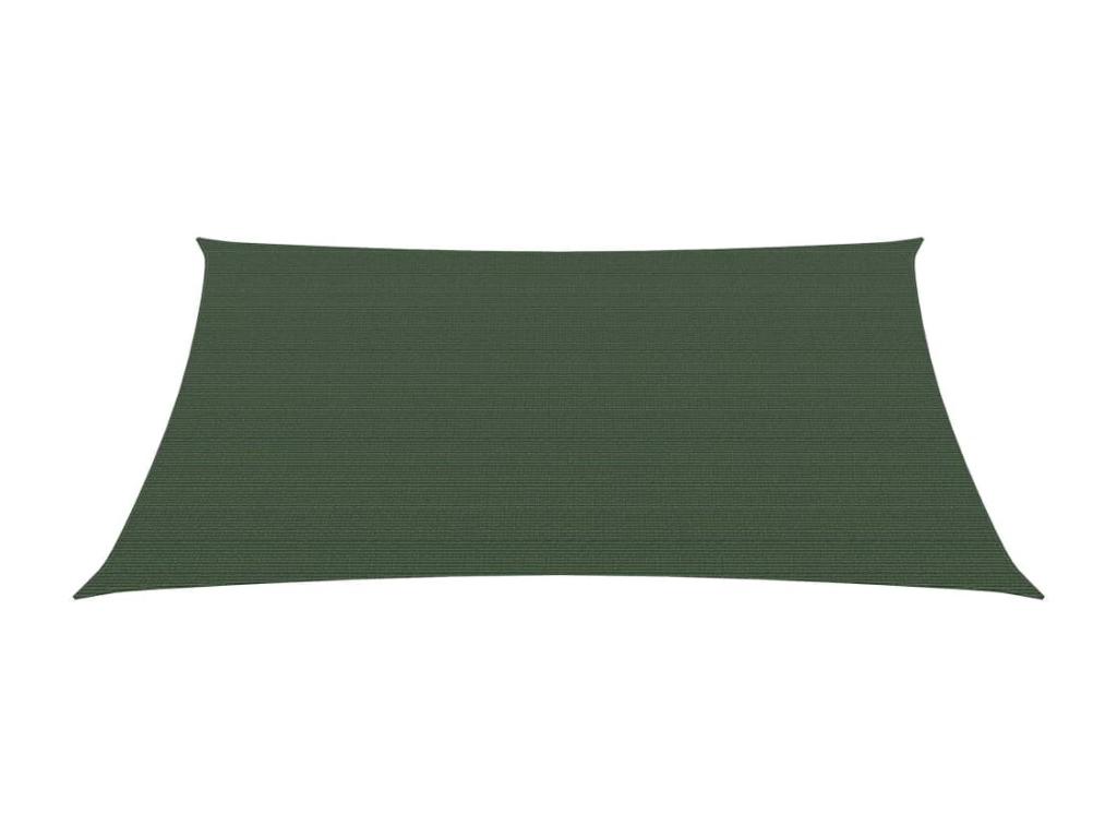 Vela de sombra 160 g/m² Verde oscuro 3/4x3 m HDPE