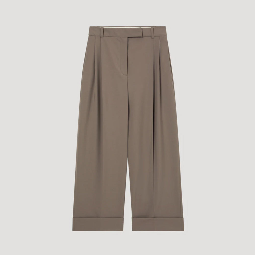 Rohe - Pantalon à revers - Taupe