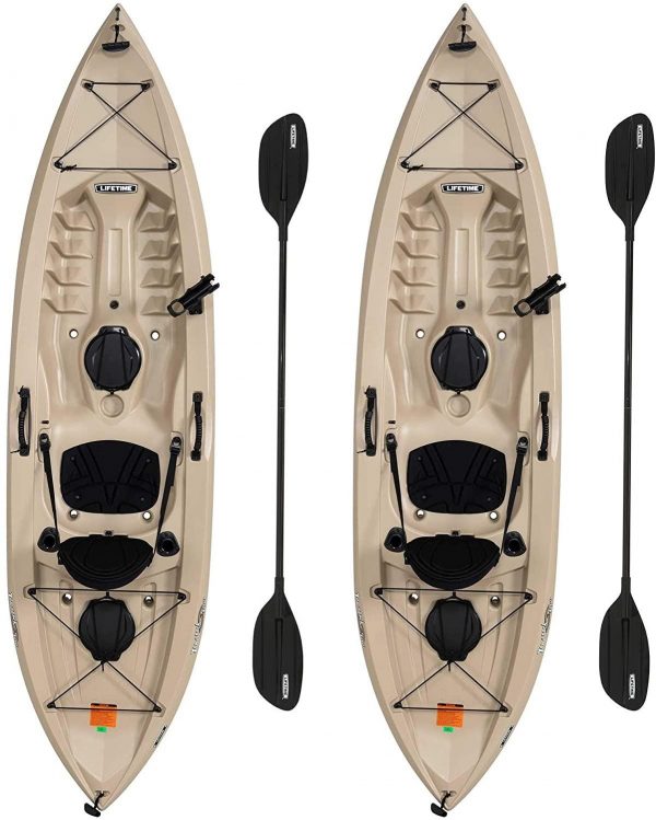 Lifetime 90806 Tamarack Angler 100 Fishing Kayak C 2 Pack (Paddles Included)