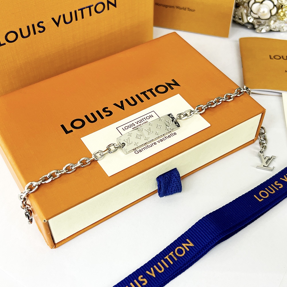 Louis Vuitton Unisex Couple Monogram Bold Bracelet - Original Replica Club