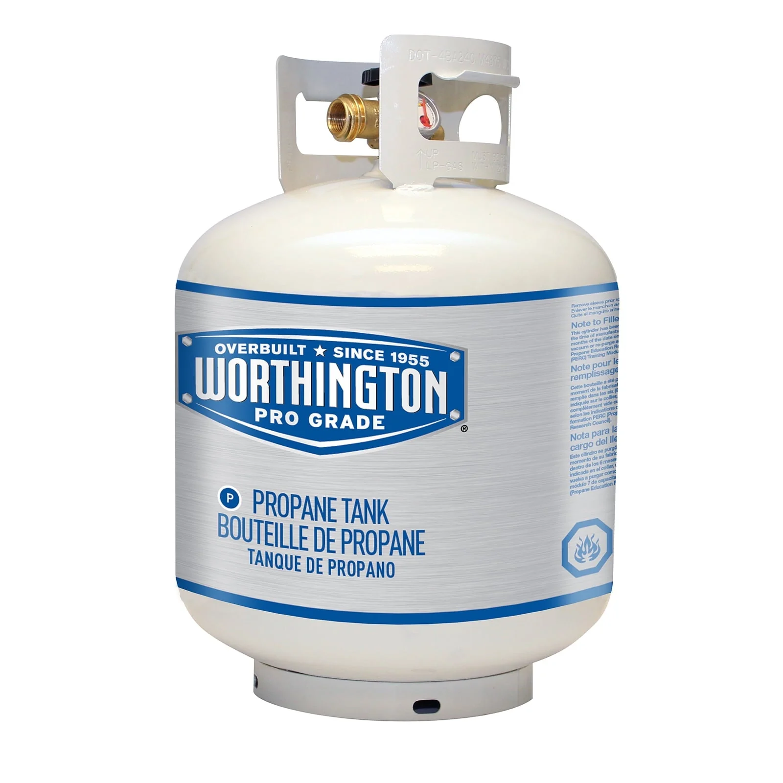 Worthington Pro Grade 20-Pound Refillable Propane Tank - Image 3