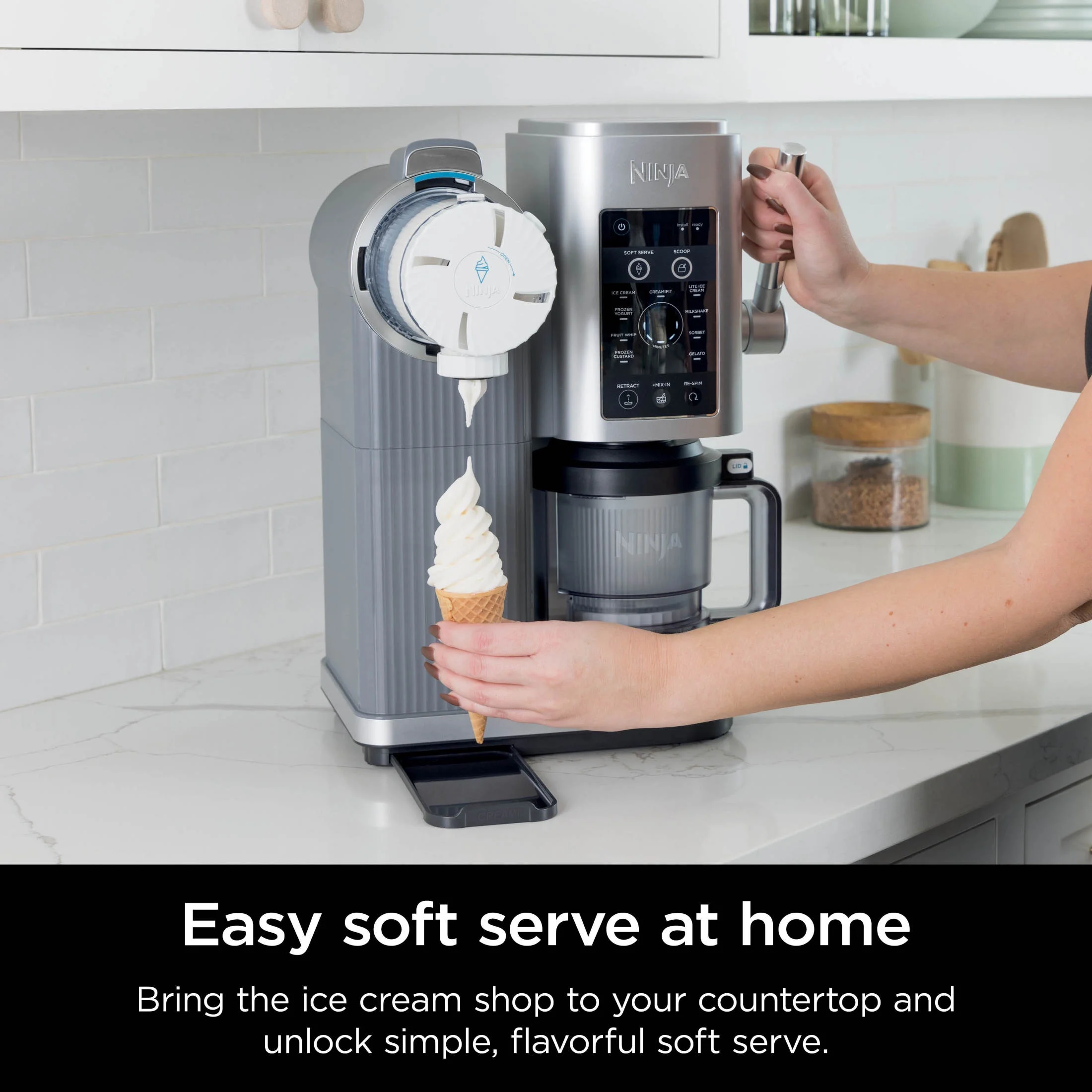 Ninja Swirl? by CREAMi? Soft Serve and Ice Cream Maker, 13 One-Touch Programs, NC701 - Image 9