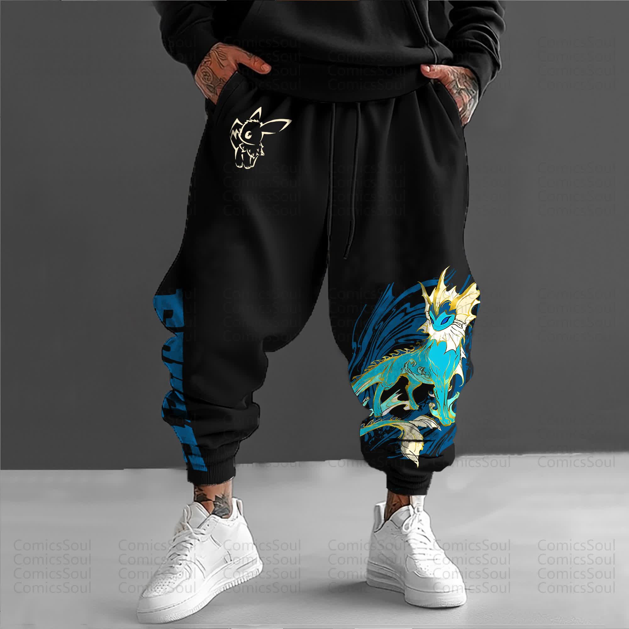 Unisex Anime Inspired Vintage Pants丨Comicssoul