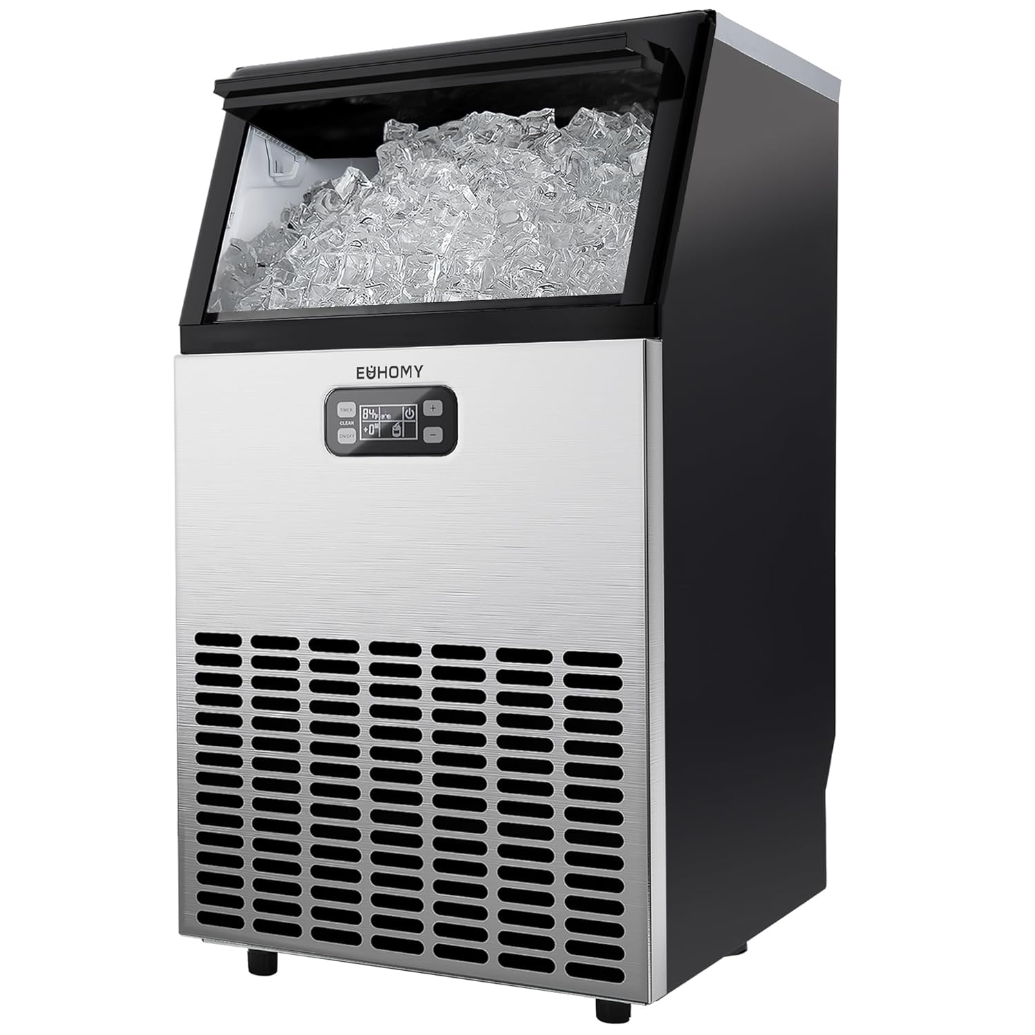 WAYFAIR EUHOMY Commercial Ice Maker Machine, 200Lbs Daily Output, Under Counter Ice Machine With 65Lbs Ice Storage Capacity, Perfect For Home/Bar/Restaurant/Outdoor Activities(Stainless Steel)
