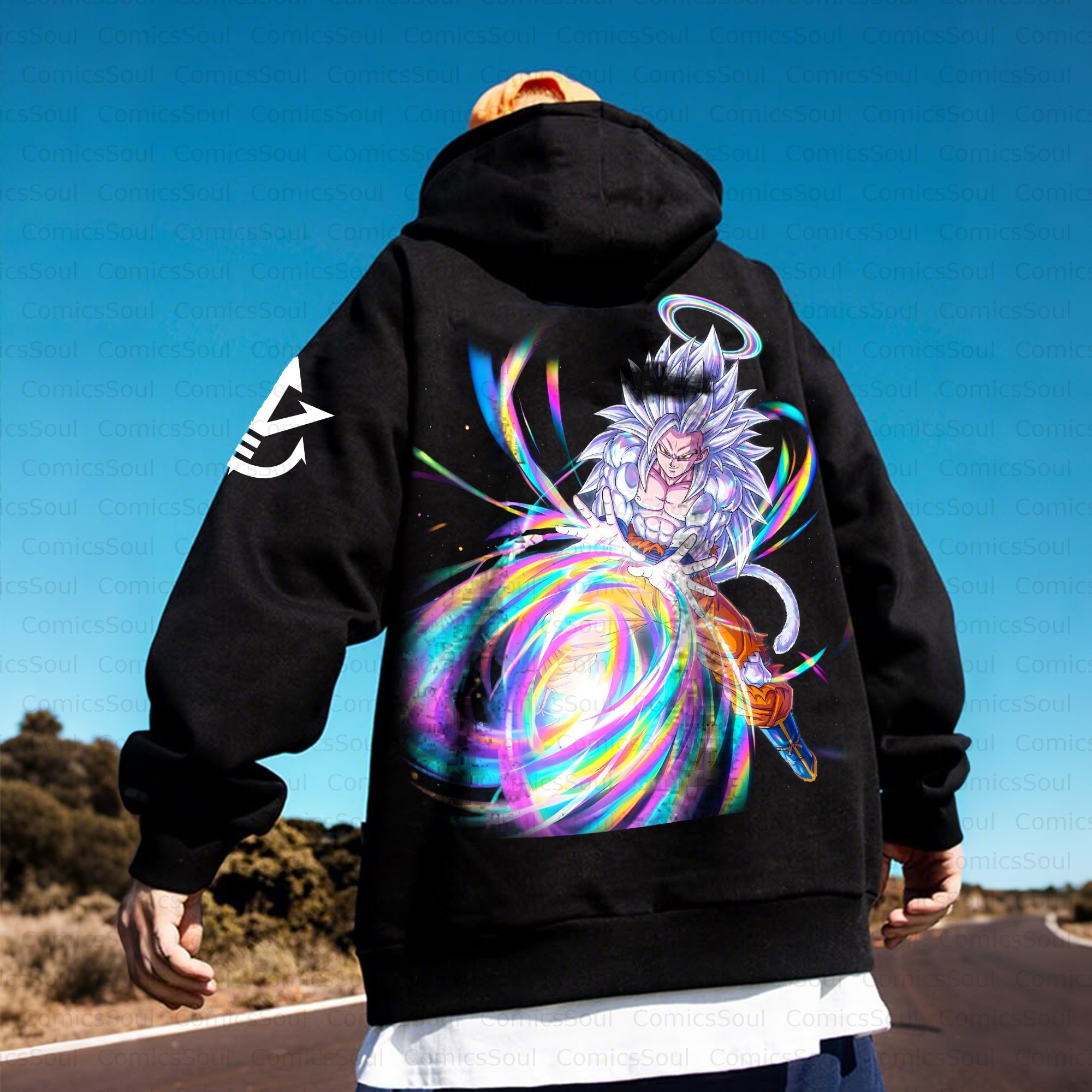 Unisex Anime Inspired Vintage Plush Hoodie