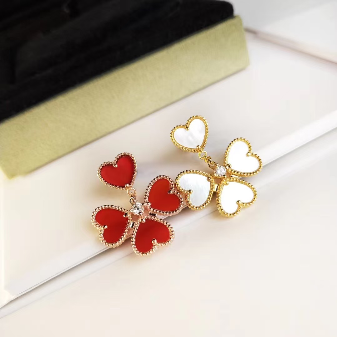 VCA Sweet Heart Earrings - Original Replica Club