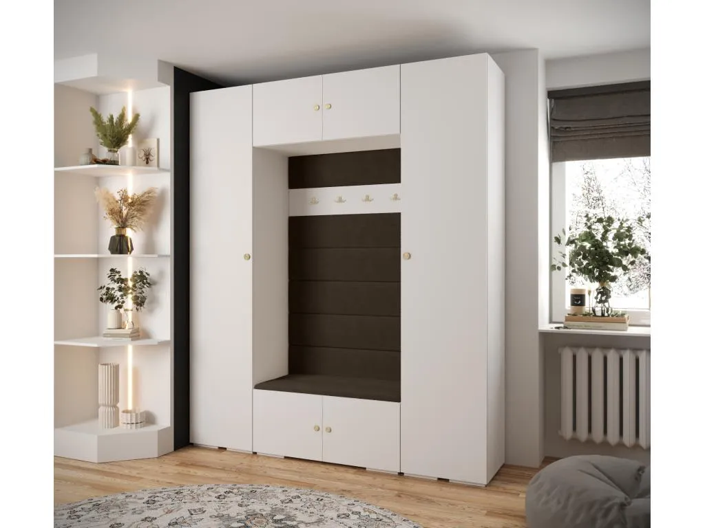 Nidovia armario con puertas batientes 236,7/200/47 cm. mqk3505499