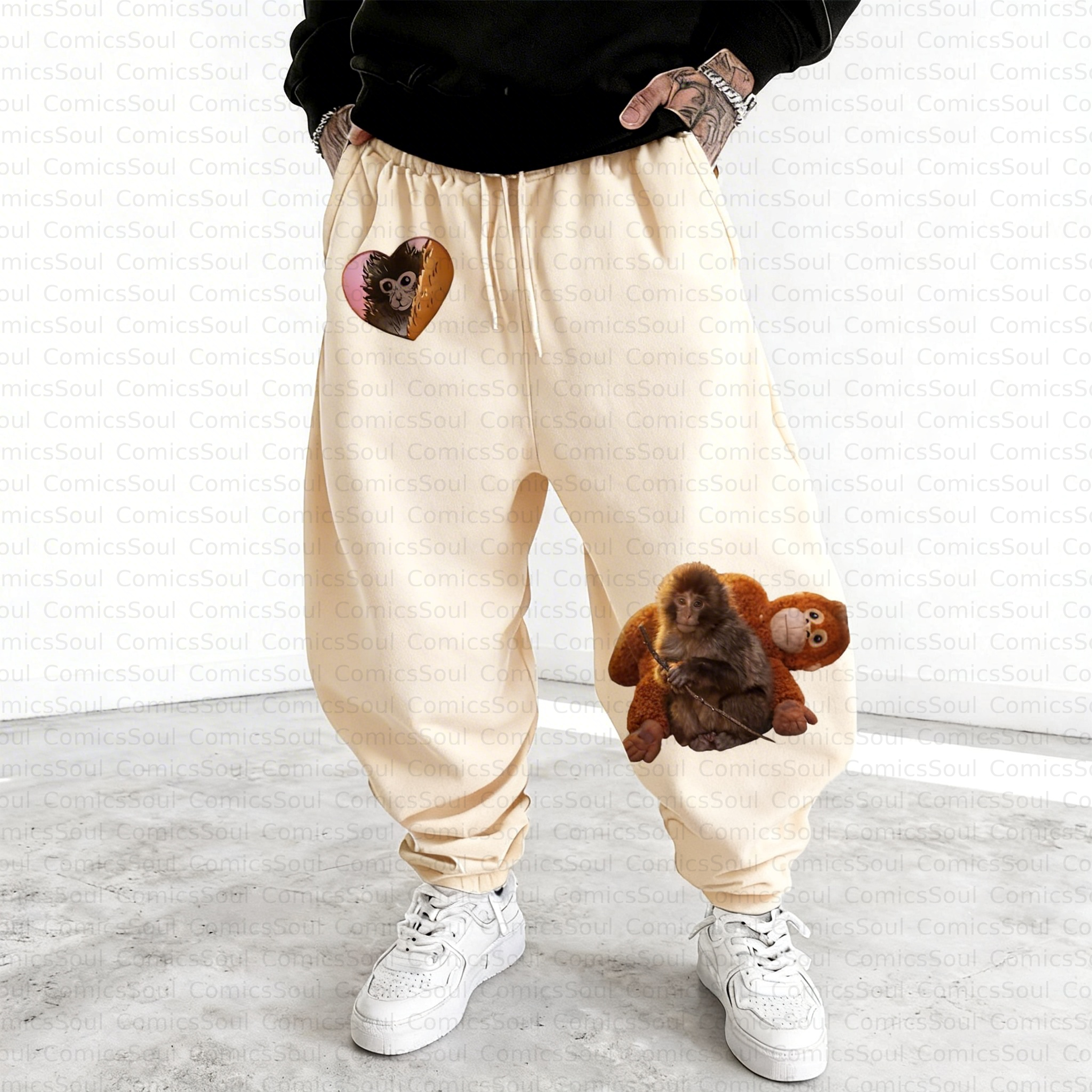 Unisex Casual Anime Streetwear Pant