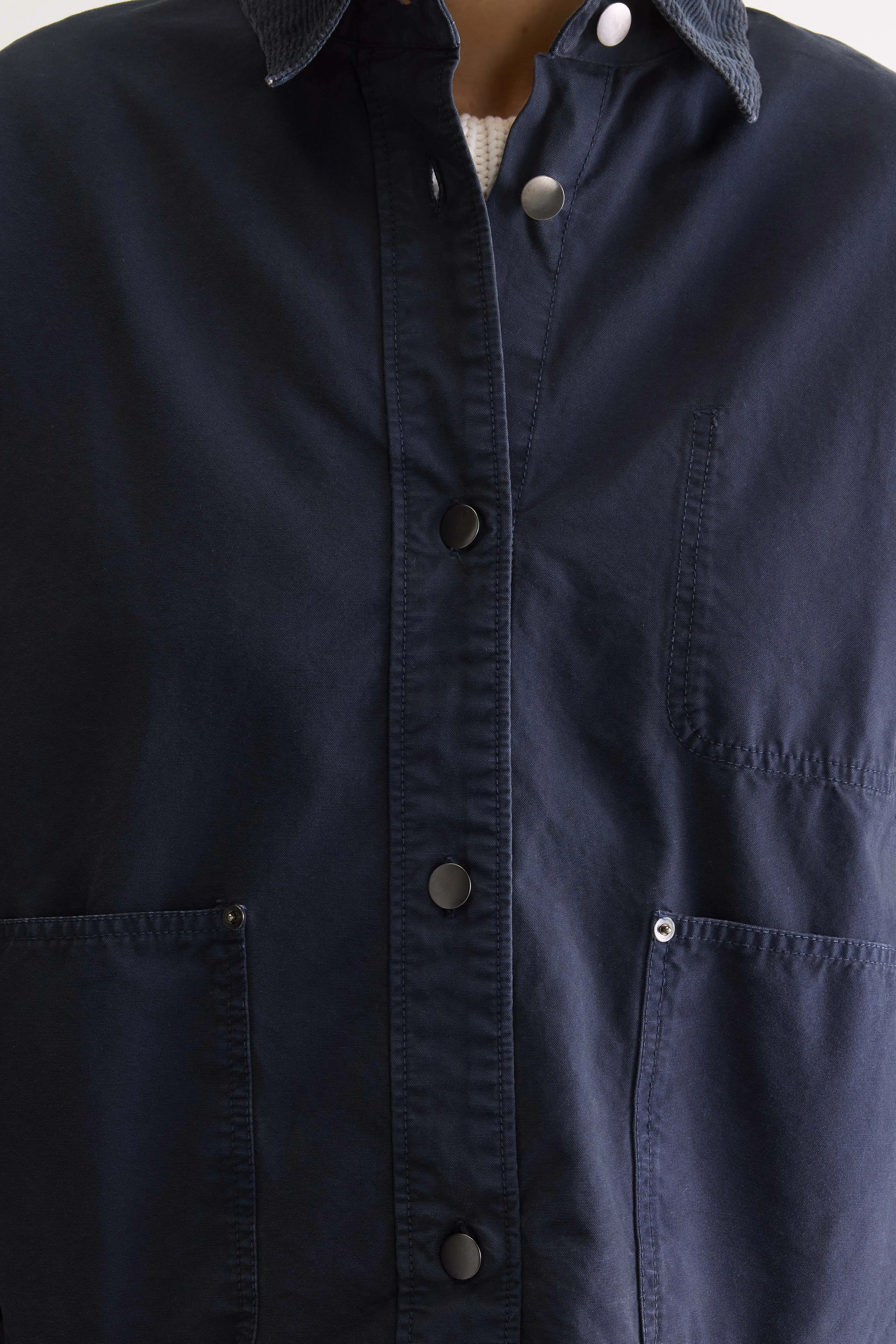 Bellerose Wandy relaxed overshirt (261 / W / NAVY)