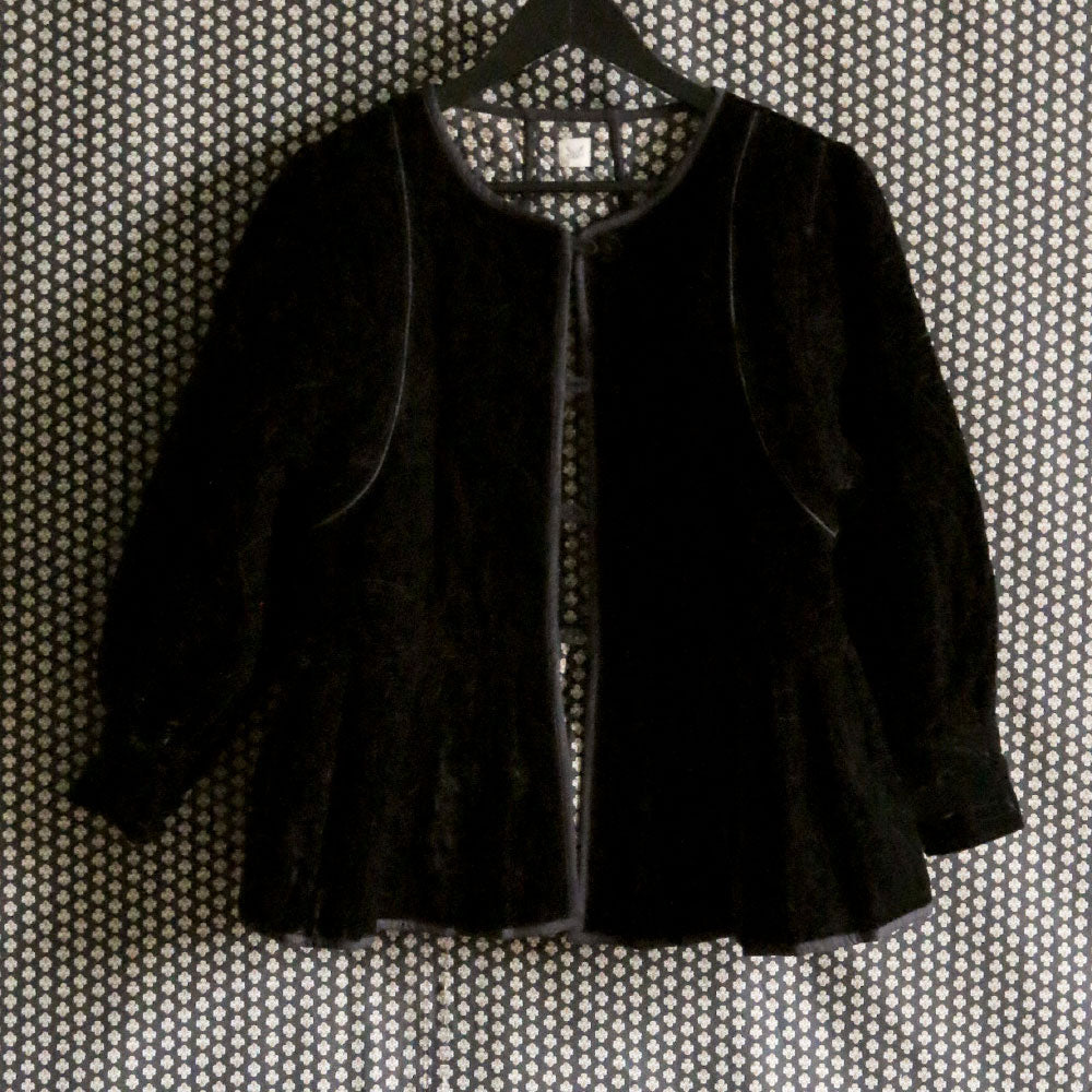 Suranné - Veste Matelassée - Noir Velour