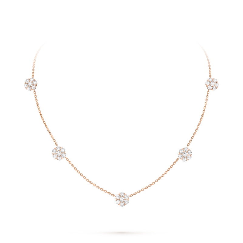 Replicate Fleurette necklace, 5 flowers(1:1 replica) - Original Replica Club