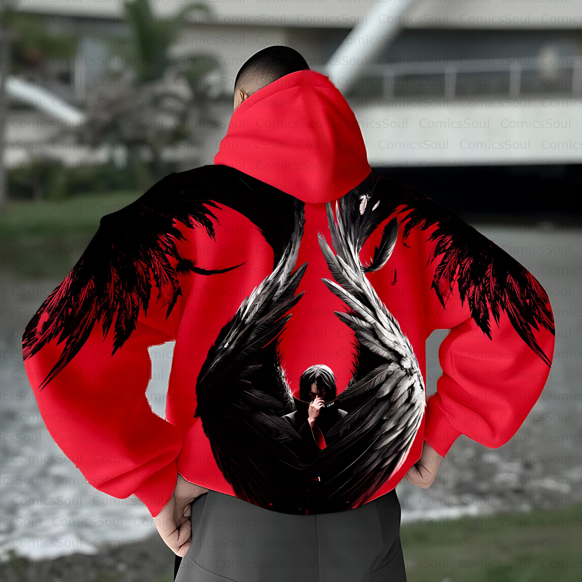 Unisex Anime Inspired Vintage Plush Hoodie