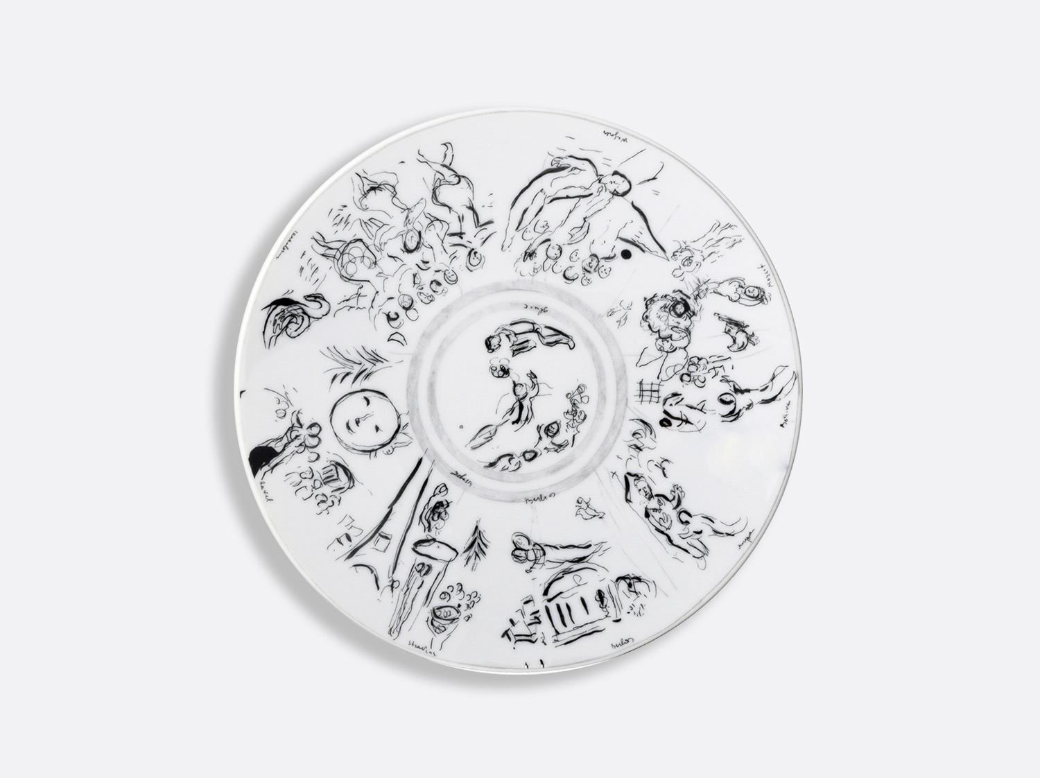 Coffret de 6 assiettes à dessert 21 cm 