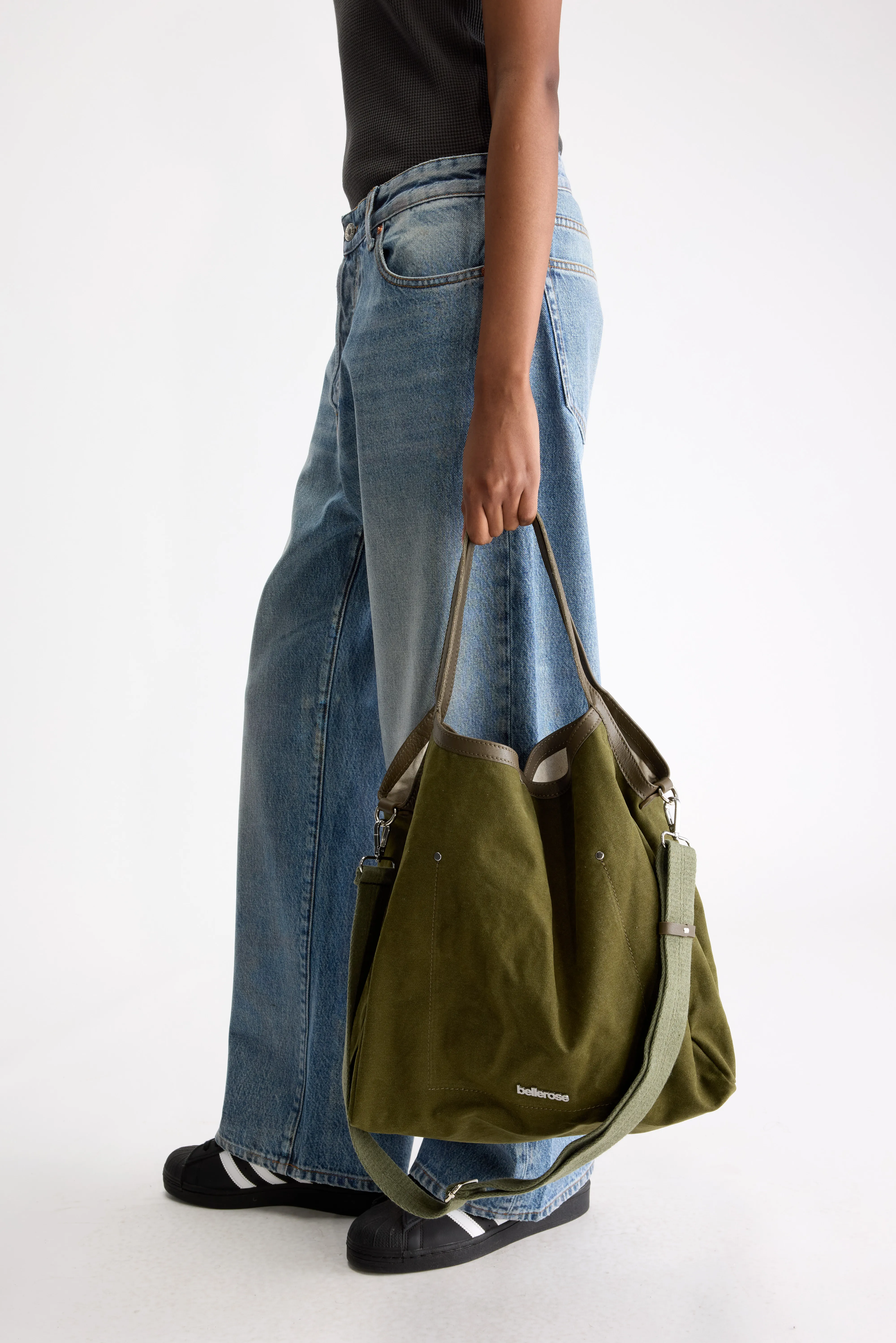 Bellerose Singa canvas handbag (261 / W / OLIVE)