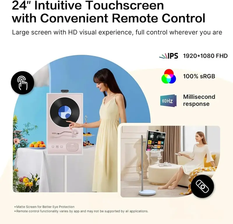 Portable Android 13 Smart TV 32-Inch 1080P Touchscreen - SW3295T - Image 2 Portable Android 13 Smart TV 32-Inch 1080P Touchscreen - SW3295T - Image 2