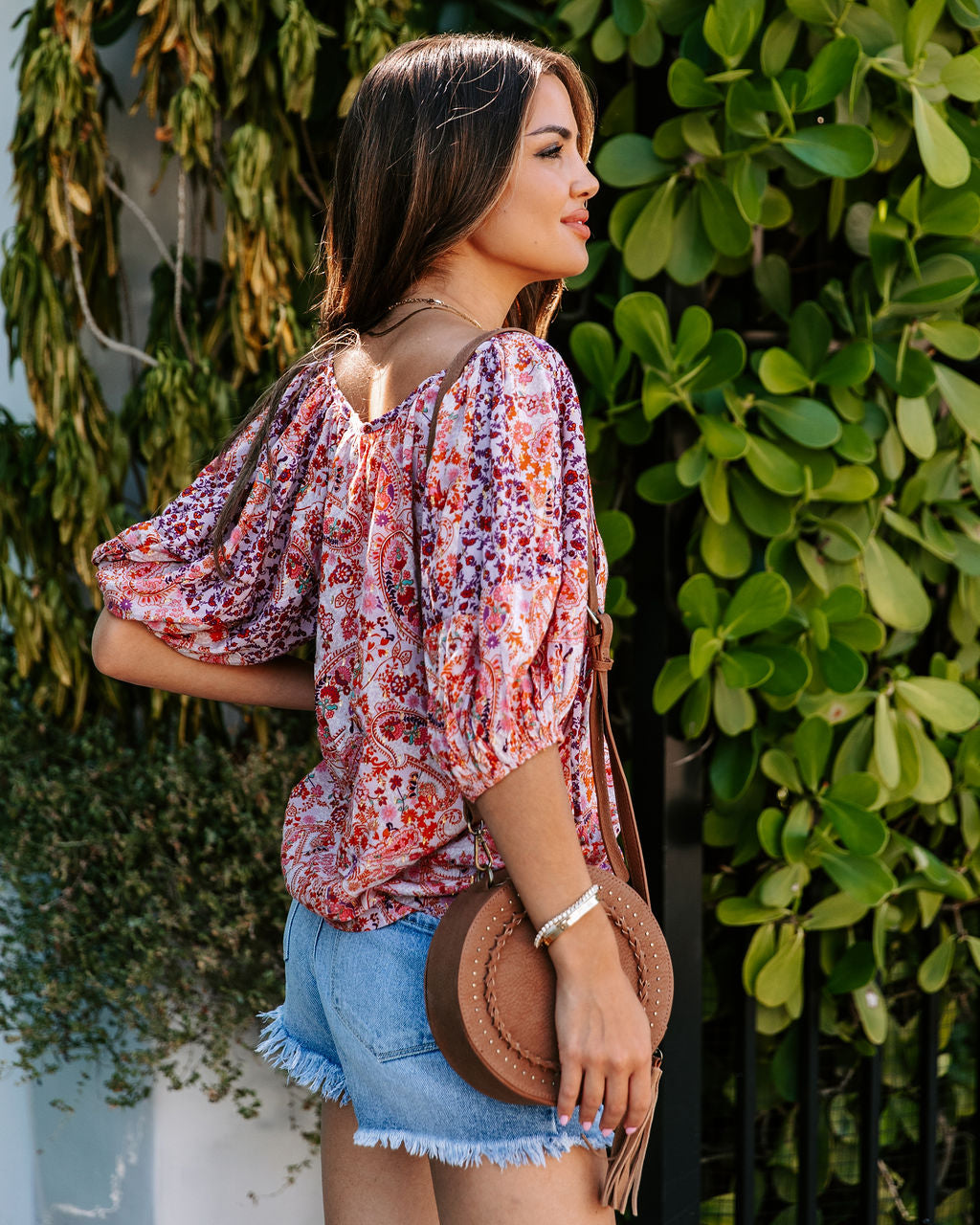 Sivani Metallic Paisley Top - FINAL SALE - Se7enfashion