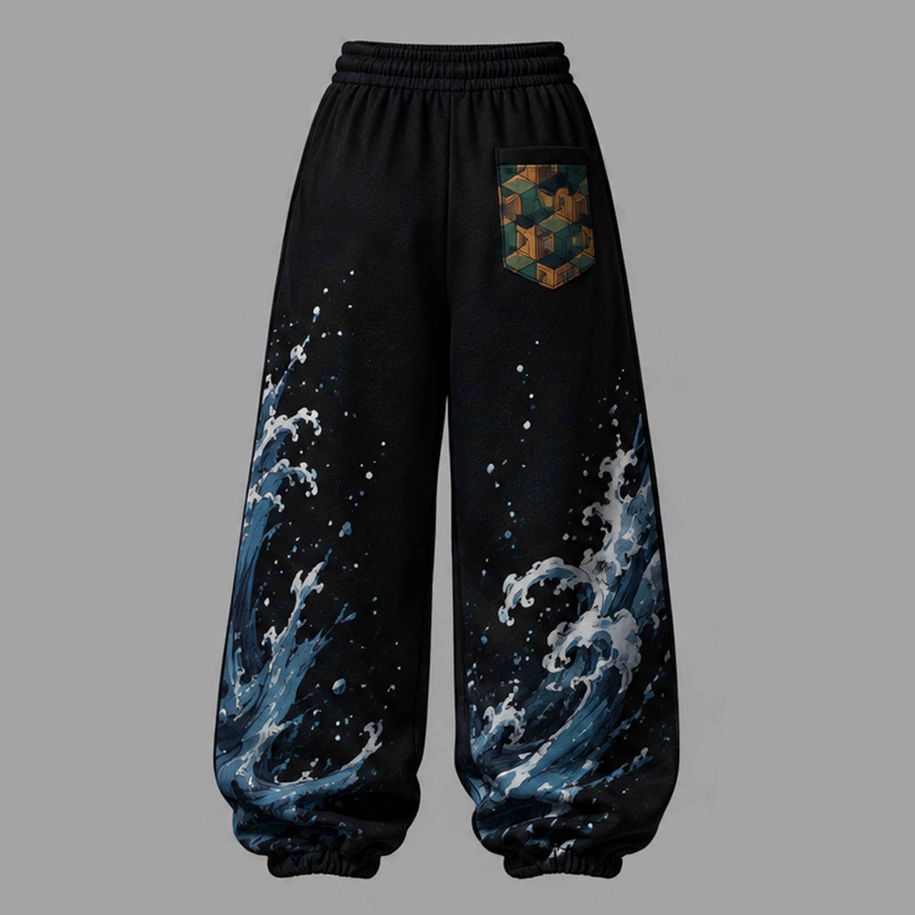 Demon Slayer Cropped Long Sleeve Hoodie & High Waist Jogger Pants Two Piece TeeThreads Sustain the Scene with Custom Apparel